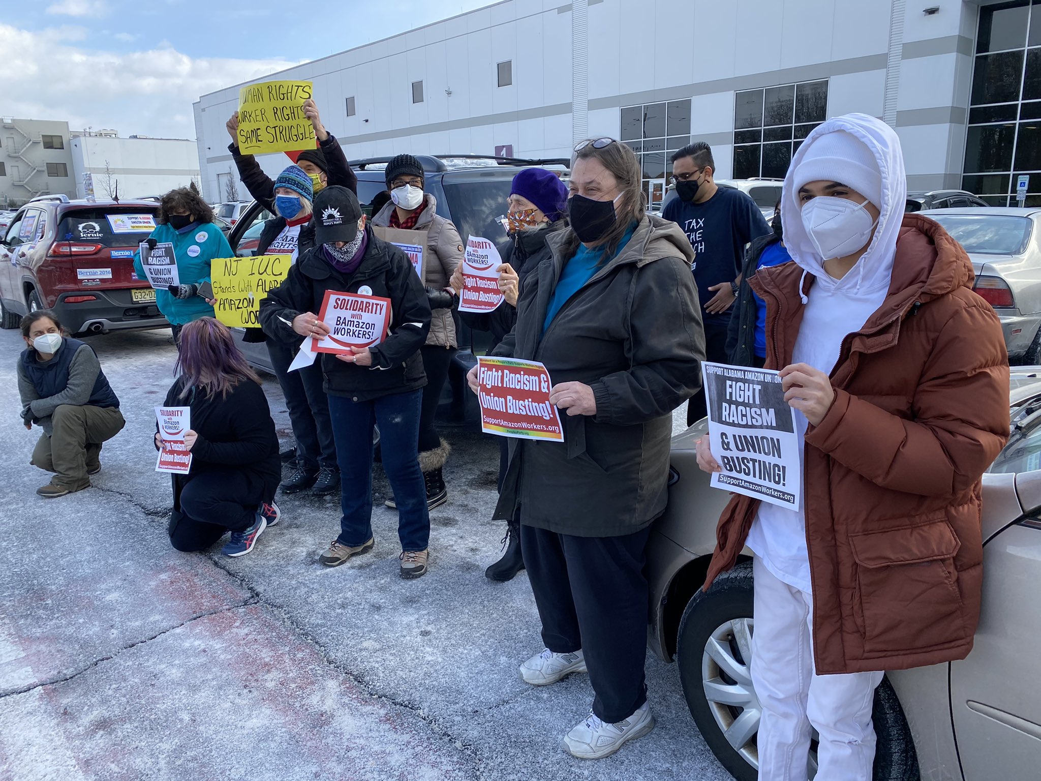 National Day of Solidarity With Alabama Amazon Workers - Carteret, NJ